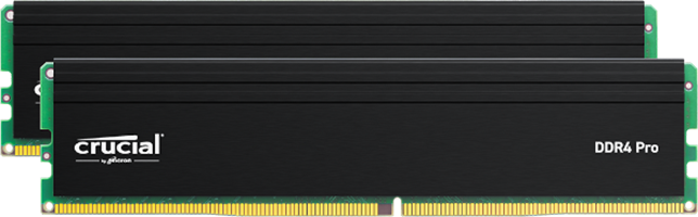 זכרון לנייח Crucial Pro 64GB Kit 2X32GB DDR4 3200Mhz C22 UDIMM