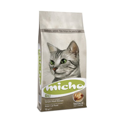 מזון לחתול מיצ'ו 15 ק"ג