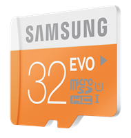 Samsung 32GB EVO Micro SD HC UHS-I 48MB/s Card