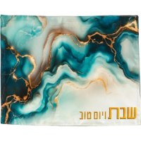 כיסוי חלה שיש כחול
