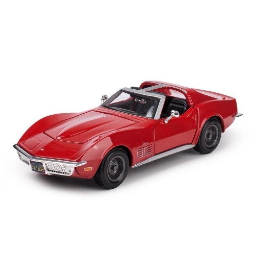 מאיסטו - מכונית אדומה שברולט קורבט 1970 - Maisto Chevrolet Corvette Red 1:24