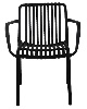 שחור - כיסא אירוח מבית מירה Mira PP-776A