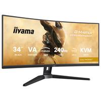 מסך מחשב קעור לגיימינג IIYAMA 34" G-Master VA UWQHD 240Hz 0.4ms 1500R