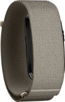 צמיד כושר ובריאות חכם ללא מסך צבע French Gray גודל רצועה Garmin Cirqa S-M – צמיד כושר בודד עם רצועת בד אפורה ולוגו Garmin