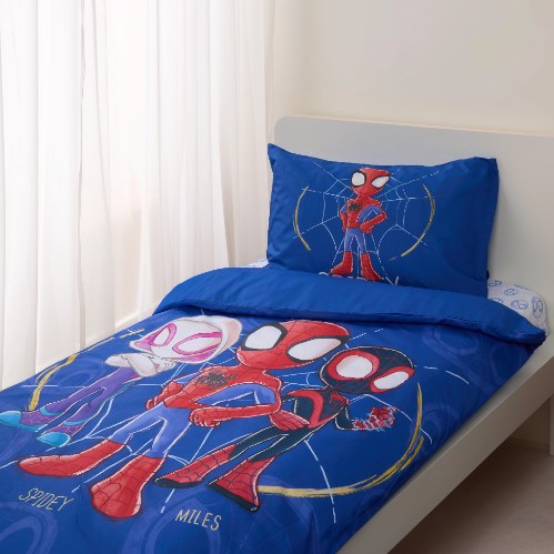סט מצעים מעבר 100% כותנה דגם ספיידי ספיידרמן