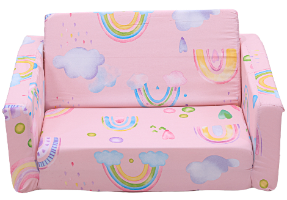ספה נפתחת לילדים דגם קשת בענן בוואקום SAPAPRAINBOW מבית קפיץ קפוץ
