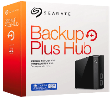 כונן גיבוי נייח Seagate Backup Plus HUB בנפח 8TB בחיבור USB3