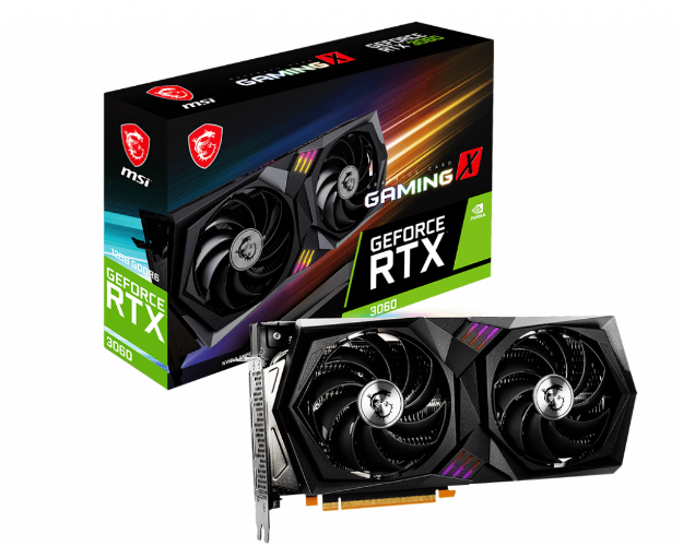 כרטיס מסך MSI GeForce RTX 3060 GAMING X 12G