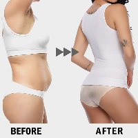 גופיה מחטבת עם חזיה מובנית Shapewear