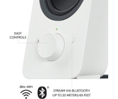 רמקולים Logitech Z207 2.0 Stereo With Bluetooth Peak 10W White