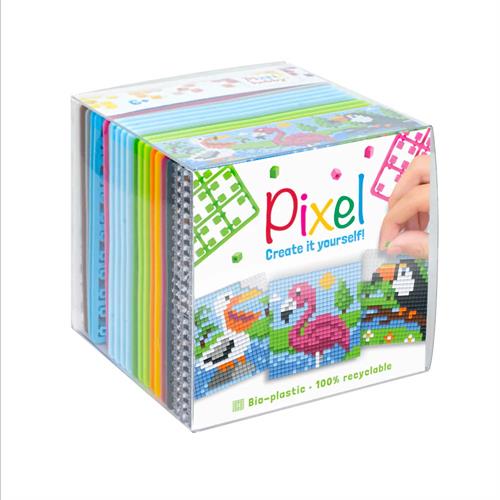 קיט ציפורים טרופיות - 3 תבניות 6/6 ס"מ | פיקסל הובי