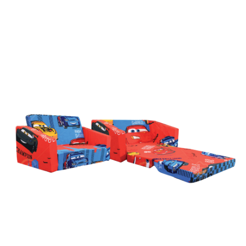ספה נפתחת לילדים דגם מכוניות בוואקום SAPAPCARS מבית קפיץ קפוץ