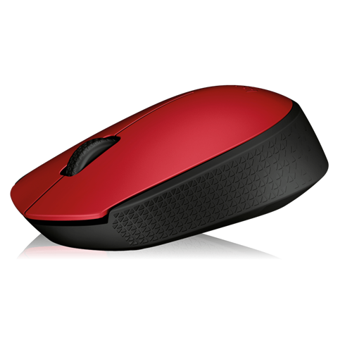 עכבר אלחוטי Logitech M171 Retail - בצבע אדום