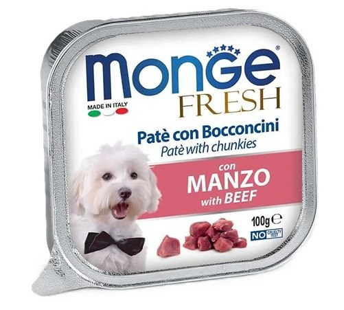 MONGE מעדן נתחי בקר 100 גרם