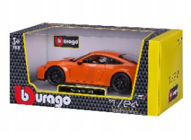 דגם מכונית בוראגו פורשה כתומה Bburago Porsche 911 GT3