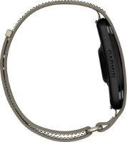 צמיד כושר ובריאות חכם ללא מסך צבע French Gray גודל רצועה Garmin Cirqa S-M – הצמיד בצבע אפור צרפתי עם יחידת מעקב שחורה