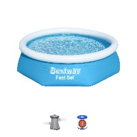 בריכה משפחתית עגולה FAST (244X61 סמ) 57450 מבית BESTWAY