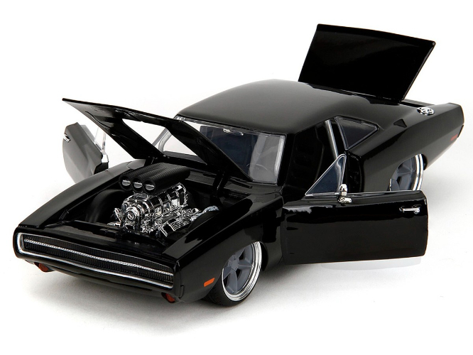 ג'אדה מהיר ועצבני דודג' צ'ארג'ר שחור - JADA FAST FURIOUS DOM'S  Dodge  Charger R\T 1:32