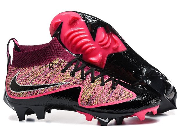 נעלי כדורגל Nike Vapor Edge Untouchable Mid שחור ורוד