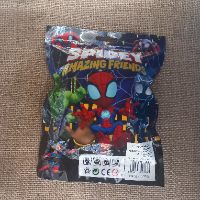 שקיות הפתעה - דמות ספיידי  + 3 קלפים -  SPIDEY  7795
