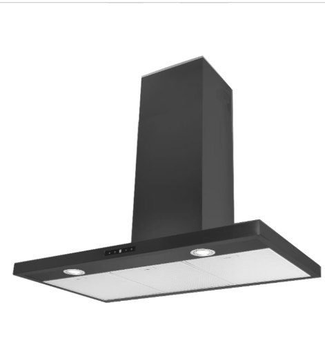 קולט אדים ארובה 90 ס''מ Lyvent LV-F-829 - גימור שחור