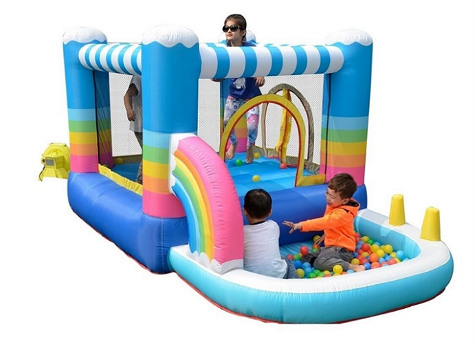מתנפח בינוני קשת בענן 62112 מבית JUMPER