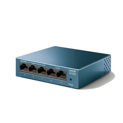 מתג שולחני TP-Link LS105G עם 5 יציאות 1Gbps