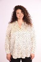 חולצת ויויאן נקודות שמנת