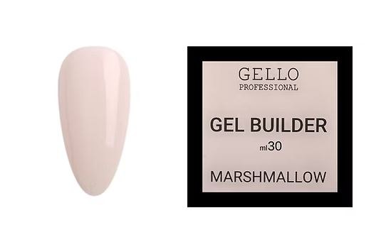 ג'ל בנייה GELLO מקצועי  | 30 גרם |    MARSHMALLOW
