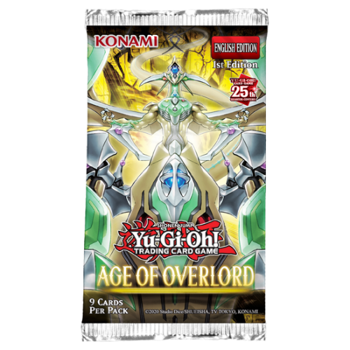 קלפי יו-גי-הו חבילת בוסטר Yu-Gi-Oh! Age of Overlord Booster Pack