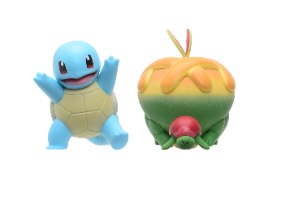 2 פסלונים – Squirtle & Appletun פוקימון