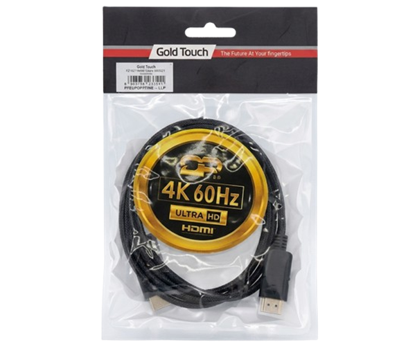 כבל אקטיבי DP ל-HDMI תומך עד 4K 60hz אורך 1.8 מטר חד כיווני