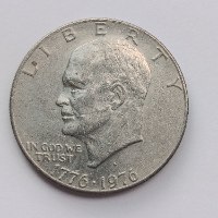 מטבע 1 דולר-שנת 1976, אייזנהאואר, 200 שנה לאמריקה, ארה"ב