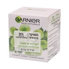 Garnier-קרם לחות ענבים לעור רגיל עד מעורב