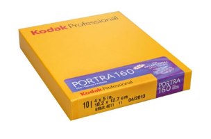 Kodak Portra 160 4x5" inch 10 sheets  LARGE FORMAT פלטות פורמט גדול