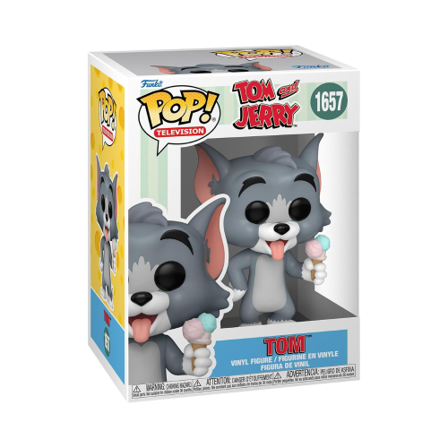 פופ טום וג'רי - בובת טום אוחז גלידה - Funko Pop TV Tom and Jerry Tom #1657