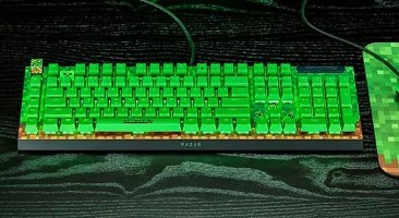 מקלדת מכנית Razer BlackWidow V4 X Minecraft Edition עם RGB ו-6 מקשי מאקרו – תמונה 5