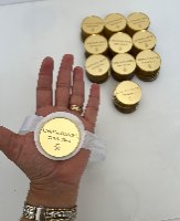 20 פדים עגולים לחינה- ברכישת כמות - לאורחים (ניתן להגדיל כמות)