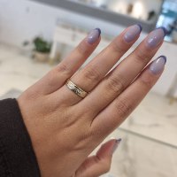 טבעת נישואין מעוצבת בזהב 14 קרט
