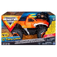 מכונית מאנסטר ג'אם על שלט Monster Jam 1:15 El Toro Loco Truck