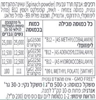 ויטמין B12 ליפוזומלי  בכמוסות - Full Spectrum היחיד בישראל!