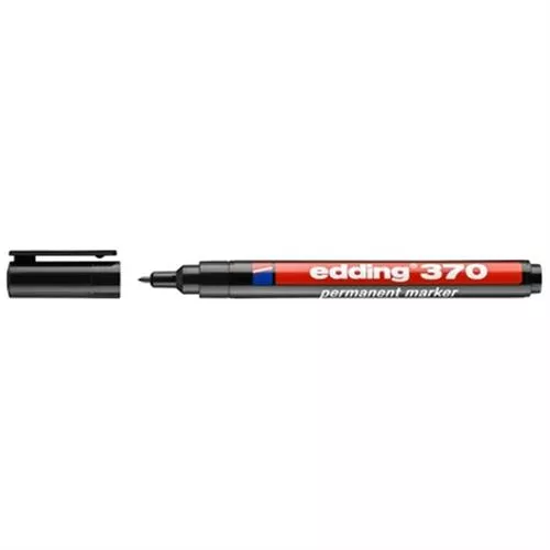 טוש פרמננט 370 טיפ 1 מ"מ שחור אדינג edding