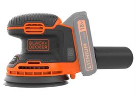 Black+Decker BDCROS18N-XJ – מלטשת אקצנטרית נטענת עם עיצוב ארגונומי.