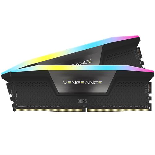 זכרון לנייח Corsair Vengeance RGB Black 64GB 2X32 6400MHz DDR5 C4