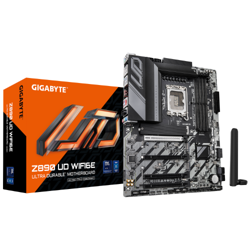 לוח לאינטל דור 15 Gigabyte Z890 UD WIFI6E 2.5GBE LAN ATX LGA1851
