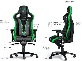 מדידות כיסא הגיימינג EPIC SPROUT 