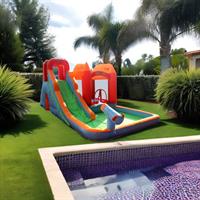 מתנפח מים גדול מגה פארק מגה אקטיבי W5529 מבית Jumpy Jump
