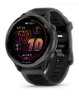שחור - שעון דופק וטריאתלון 47mm חכם גרמין פוראנר Garmin Forerunner 570