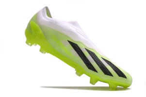 נעלי כדורגל מקצועיות אדידס מסי צהוב לבן ADIDAS X CRAZYFAST1 MESSI FG BOOTS