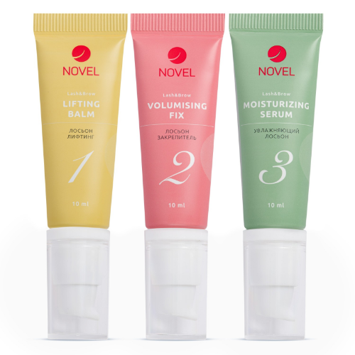 NOVEL ערכת חומרים להרמת ריסים וגבות